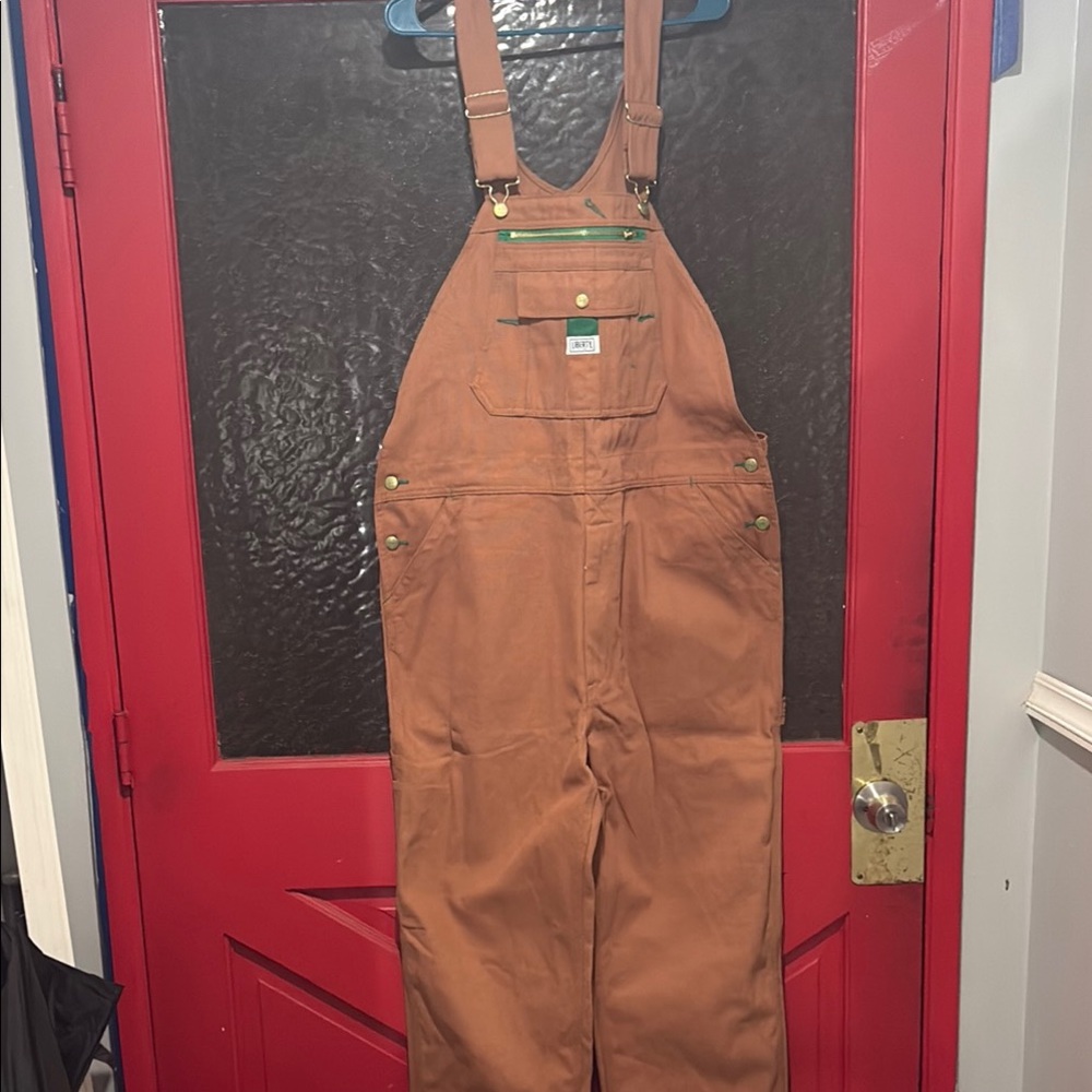 Liberty Brown Cargo Overalls